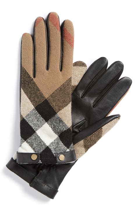 burberry check gloves|Burberry gloves for women.